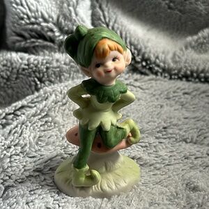 Vintage Porcelain Pixie Elf Leprechaun Figurine